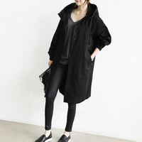 Eva | Lange trenchcoat met capuchon voor dames