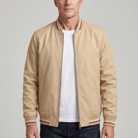 Milan | Sleek and modern bomber jacket made from a soft cotton blend