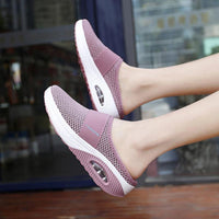 Sanne | Sportieve en ademende dames sneaker mules