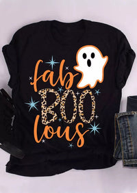 Mille | Cheerful Halloween T-Shirt with Playful Ghost Print
