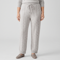 Nora | Luxury merino trousers with a relaxed fit and adjustable waistband