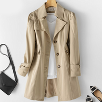 Lieke | Stilvoller mittellanger Trenchcoat für Damen
