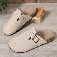 Lotte | Luxe suède dames mules met gesp
