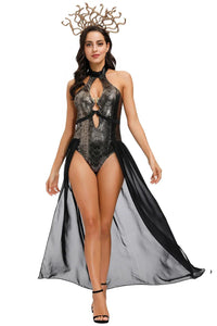 Ari | Snake Queen Halloween Costume with Scale Details