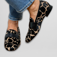 Kathrin | Mocassini con stampa leopardata, eleganti e dal look moderno