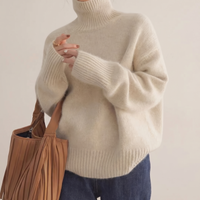 Sophie | Elegante Trui met col van zachte kasjmierblend