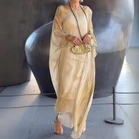 Sophie | Stylish long-sleeved dress with a flowing maxi silhouette