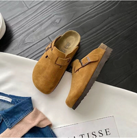 Anna | Comfortabele suède dames instapmules