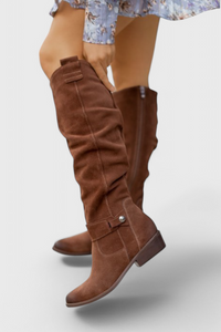 Victoria | Zeitlose Retro kniehohe Stiefel