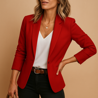 Jaqueline | Tailored women's blazer with elegant single-button closure