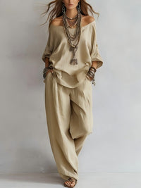 Stefanie | Luxurious and airy resort set with a silky soft finish