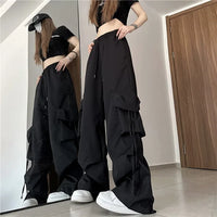 Retro Summer Work Pants High Waist