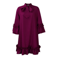 Sophie | Elegantes Tunika-Kleid mit Rüschen an
