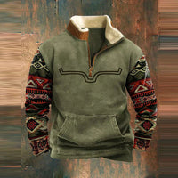 Jilles| Pull homme stylé avec fermeture quart de zip