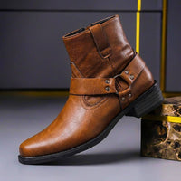 Leon | Premium Echtlederstiefel mit Vintage-Optik
