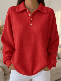 Lotte | Pull élégant avec un design polo intemporel