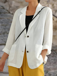 Eline | Classic, tailored blazer with double row of buttons