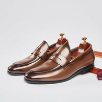 Dante| Mocassini Oxford classici lucidi da uomo