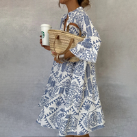 Nora | Mini vestido cómodo y elegante con mangas largas