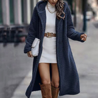 Noelle | Chaqueta con Capucha Oversize para mujer con calor elegante | Azul Marino