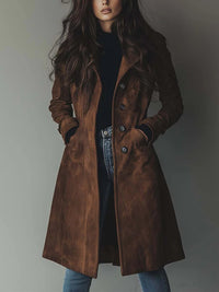 Sharifa | Trench coat moderno con doble cierre de botones