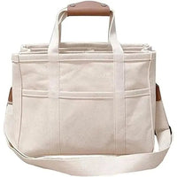 Nina | Amplio bolso tote de lona con varios compartimentos