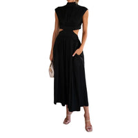 Abito Estivo Chic Plissettato a Linea A per Donna