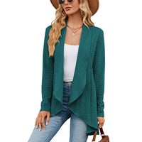 Evi | Stylish open-front cardigan with long lines