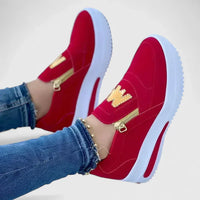 Emma | Comfortable and trendy platform slip-on sneakers