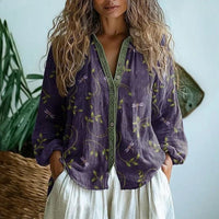 Emma | Luftige Boho-Leinenbluse für draußen