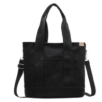 Jade | Multifunctional canvas tote bag with adjustable shoulder strap