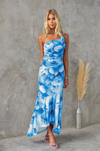 Elize | Robe d'invitée de mariage à motif floral romantique