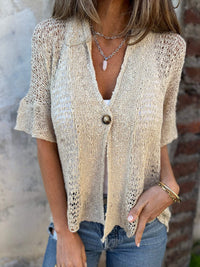 Maya| Elegant Textured Top