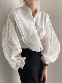 Merel Couture Retro Elegante Bluse