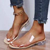 Chicella Transparante Hoge Hak Sandalen