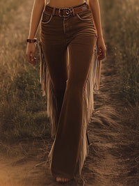 Tess | Modische Western-Jeans mit auffälligen Fransen