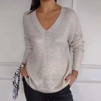 D'Luxa  | Metallic Sweater | Trendy