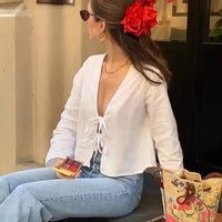 Sommerliche Bluse von Schillerndem Stil