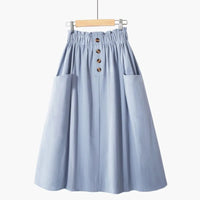 Frischer Stil Hohe Taille Sommerrock