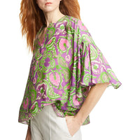 Glimmende Zon Vintage Blouse