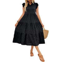 Vestido largo con escote en V de Zephyr Chic