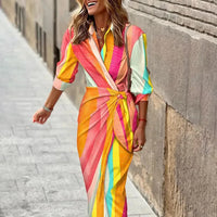 Femme Éclat Langarm Kleid