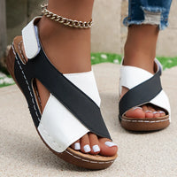 Sandalias Elegantes con Tacón Cuña