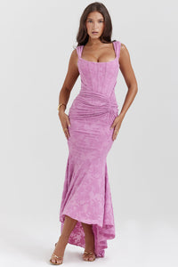 Lieke | Abito da invitata con eleganti ruches