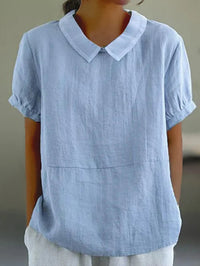 Diana | Elegante top met vintage kraag