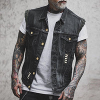 Patriek | Zeitlose Denim-Weste für Herren mit lässiger Ausstrahlung