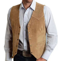 Daan | Stijlvol herengilet met suède-look en western details