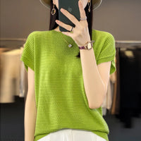 Aria's Zomerse Batwing Ice Silk T-shirt