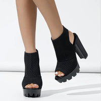 Sandalias de Tela Stretch de Verano Lunarora