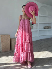 Modern Leeter Langes Kleid